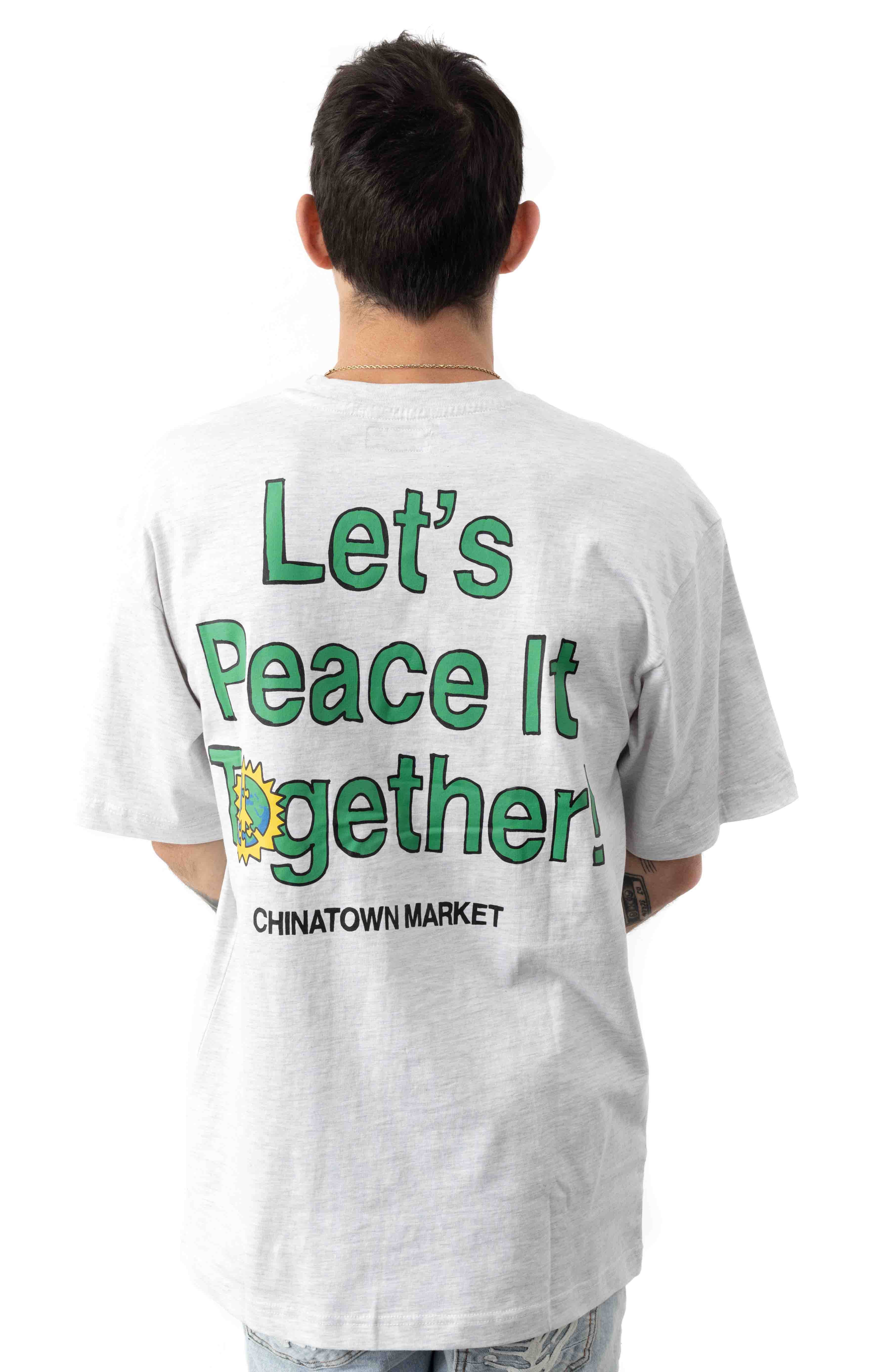 Peace It T-Shirt - Ash Grey
